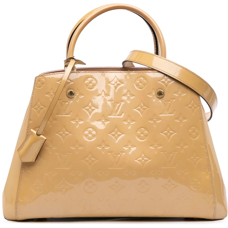 Louis Vuitton Sac à bandoulière Monogram Vernis Montaigne MM braun