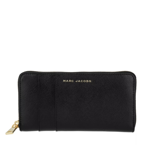 Marc Jacobs Saffiano Colorblocked Standard Continental Wallet Blackberry Continental Wallet-plånbok