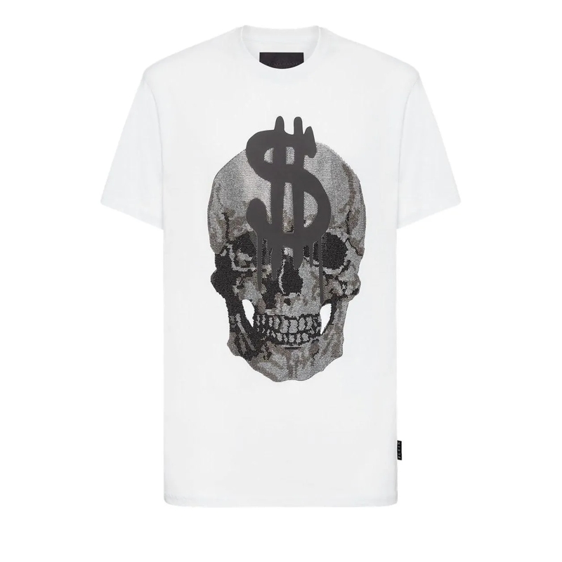Philipp Plein T-Shirt T-Shirt Skull weiss