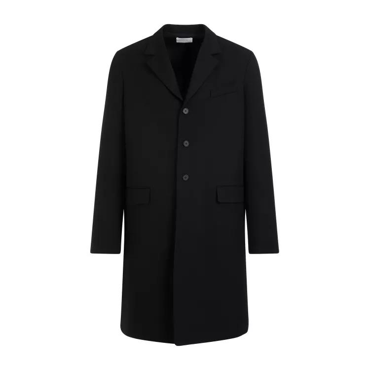 The Row - Black Wool Bernie Coat - Größe 42 - schwarz