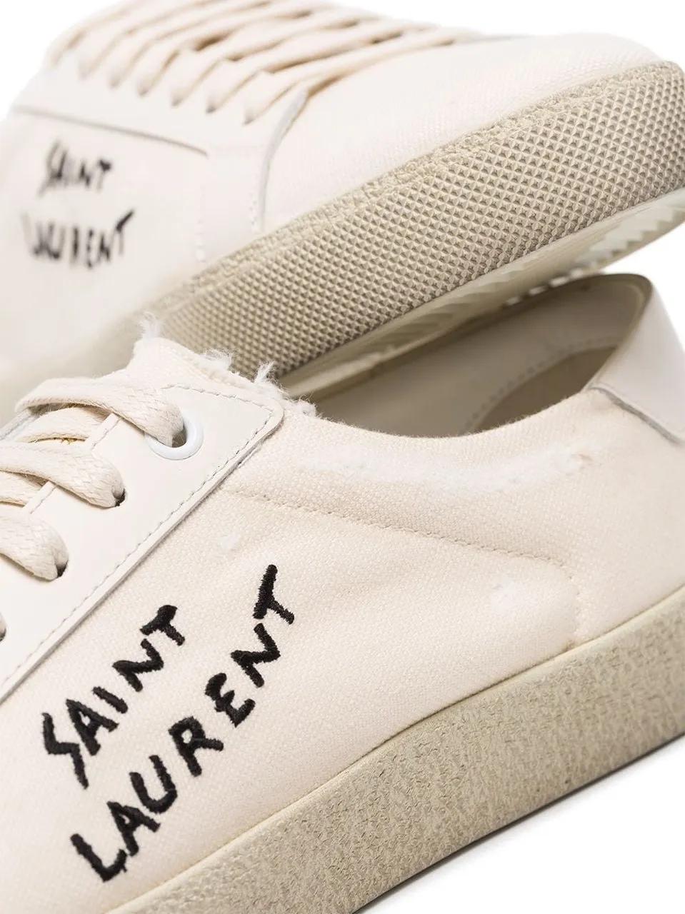 Thumbnail - Saint Laurent Low-Top Sneaker - Sneakers White - Gr. 35 (EU) - in Weiß - für Damen
