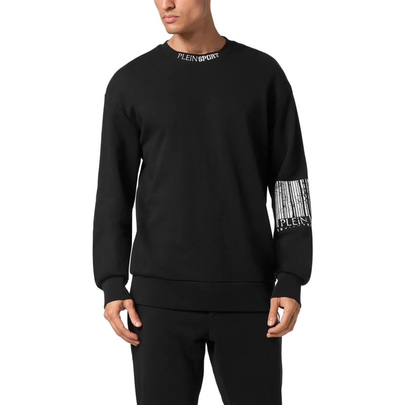 Plein Sport Top Sweatshirt Barcode schwarz(Image 3)