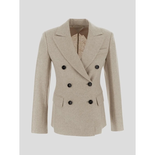 Max Mara Donzen jassen Calata Cashmere Blazer Neutrals