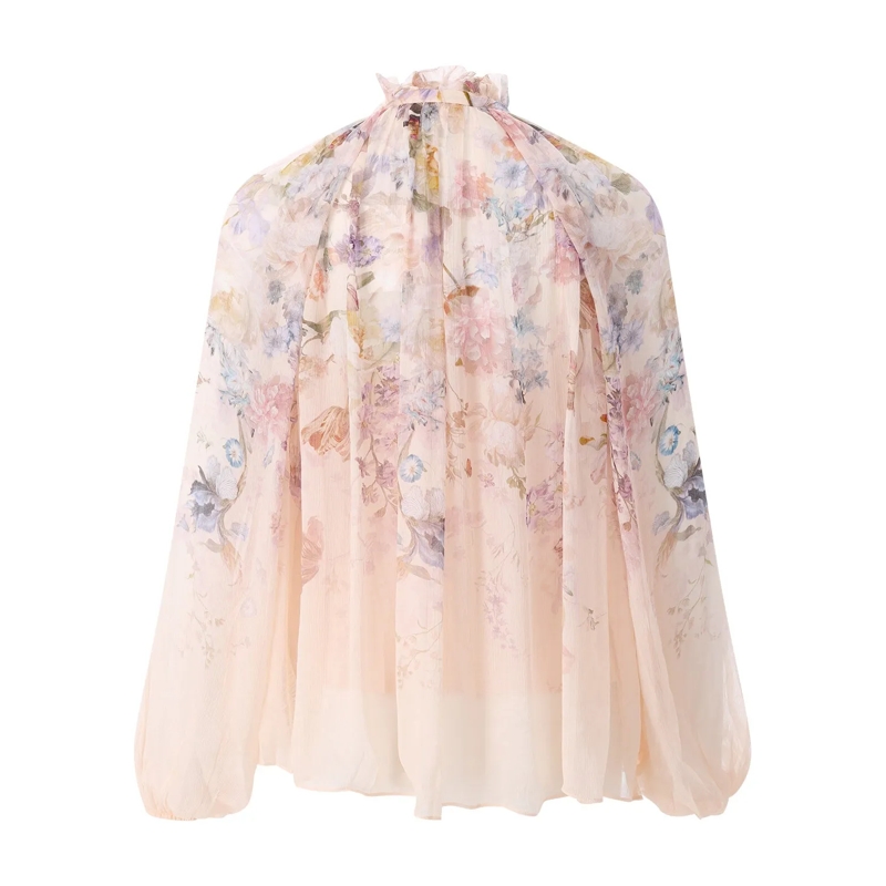 Zimmermann Chemisier 0991TF261 BILOW BLOUSE Zimmermann mehrfarbig(Image 2)