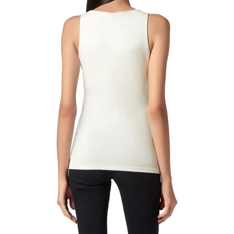 Philipp Plein Top Tanktop Signature creme(Image 2)