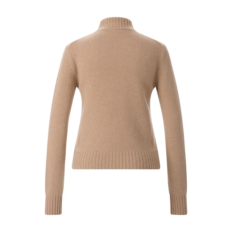 AMI Paris Rollkragenpullover Pullover aus Kaschmir-Woll-Mix schwarz(Image 6)