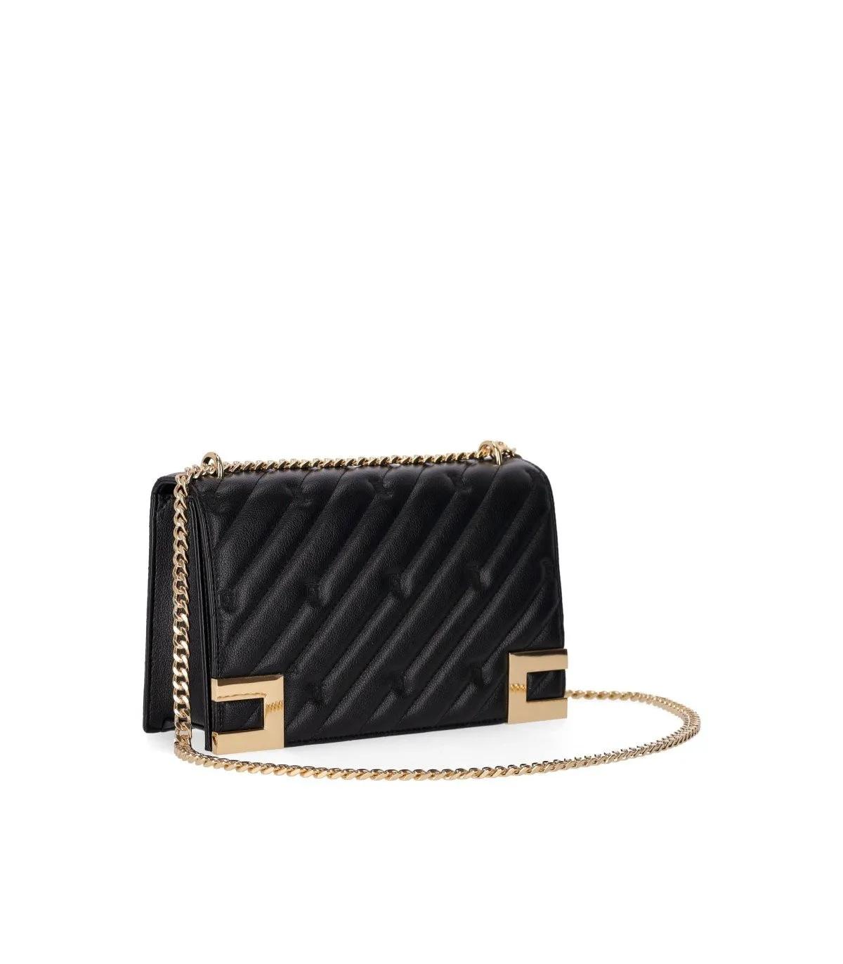 Elisabetta Franchi Crossbody bags SCHWARZ UMHÄNGETASCHE in zwart