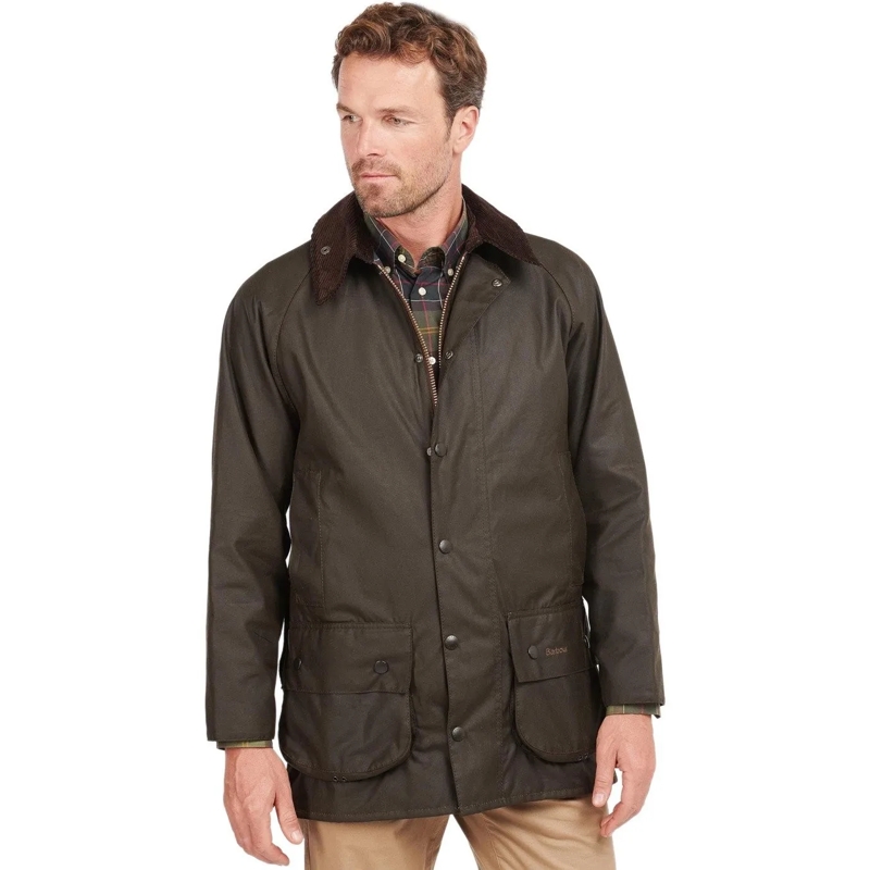 Barbour Manteau BARBOUR CLASSIC BEAUFORT WAX OLIVGRÜNE JACKE grün(Image 8)