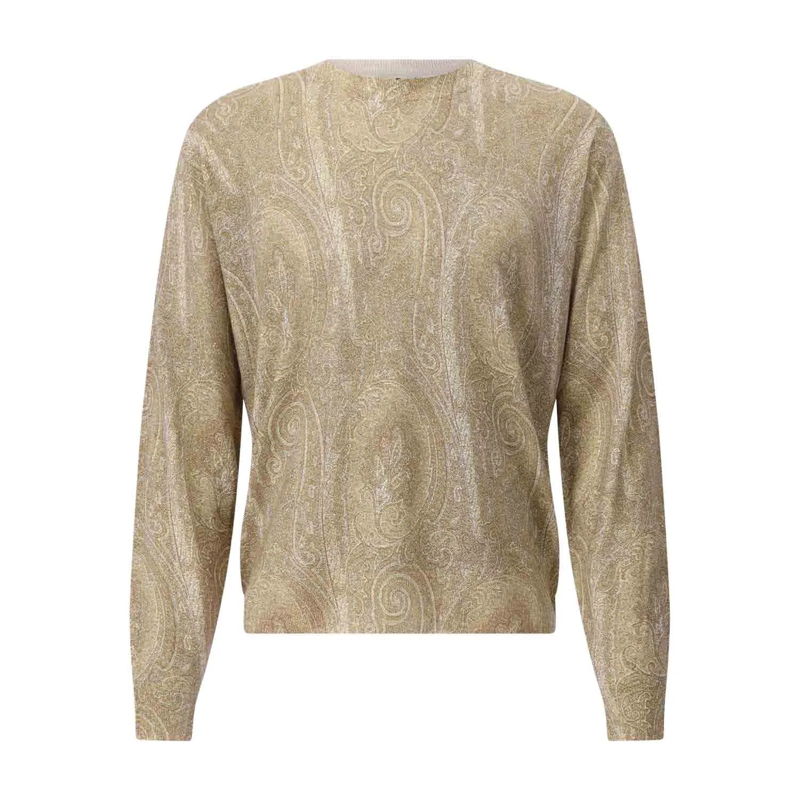 Etro Pullover Pullover aus Seide & Kaschmir Hellbraun