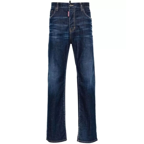 Dsquared2 642 Straight-Leg Denim Jeans Blue 