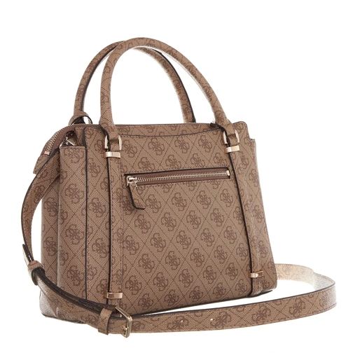 Guess Satchel Eco Erica 2 Comp Satchel Latte Logo (Image 2)