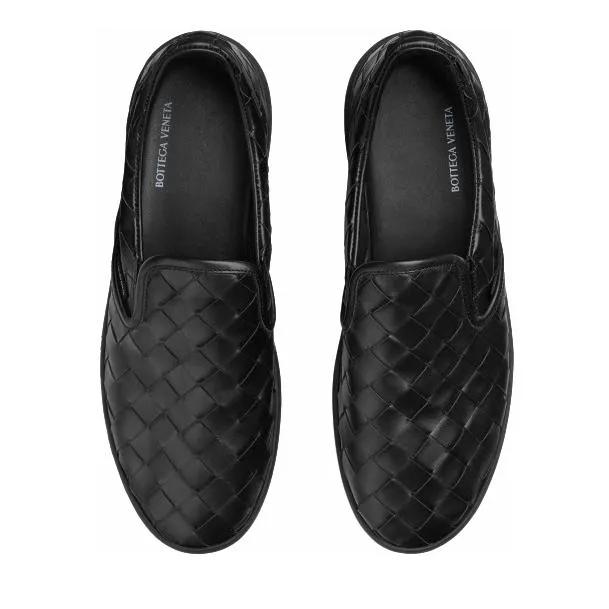 Thumbnail - Bottega Veneta Low-Top Sneaker - SLIP-ON LEATHER SNEAKERS - Gr. 36 (EU) - in Schwarz - für Damen