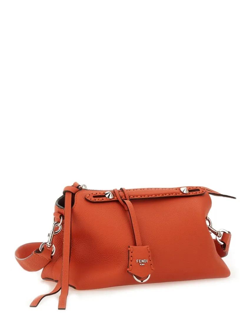 Fendi Crossbody bags By The Way Saddle Bag Medium in rood