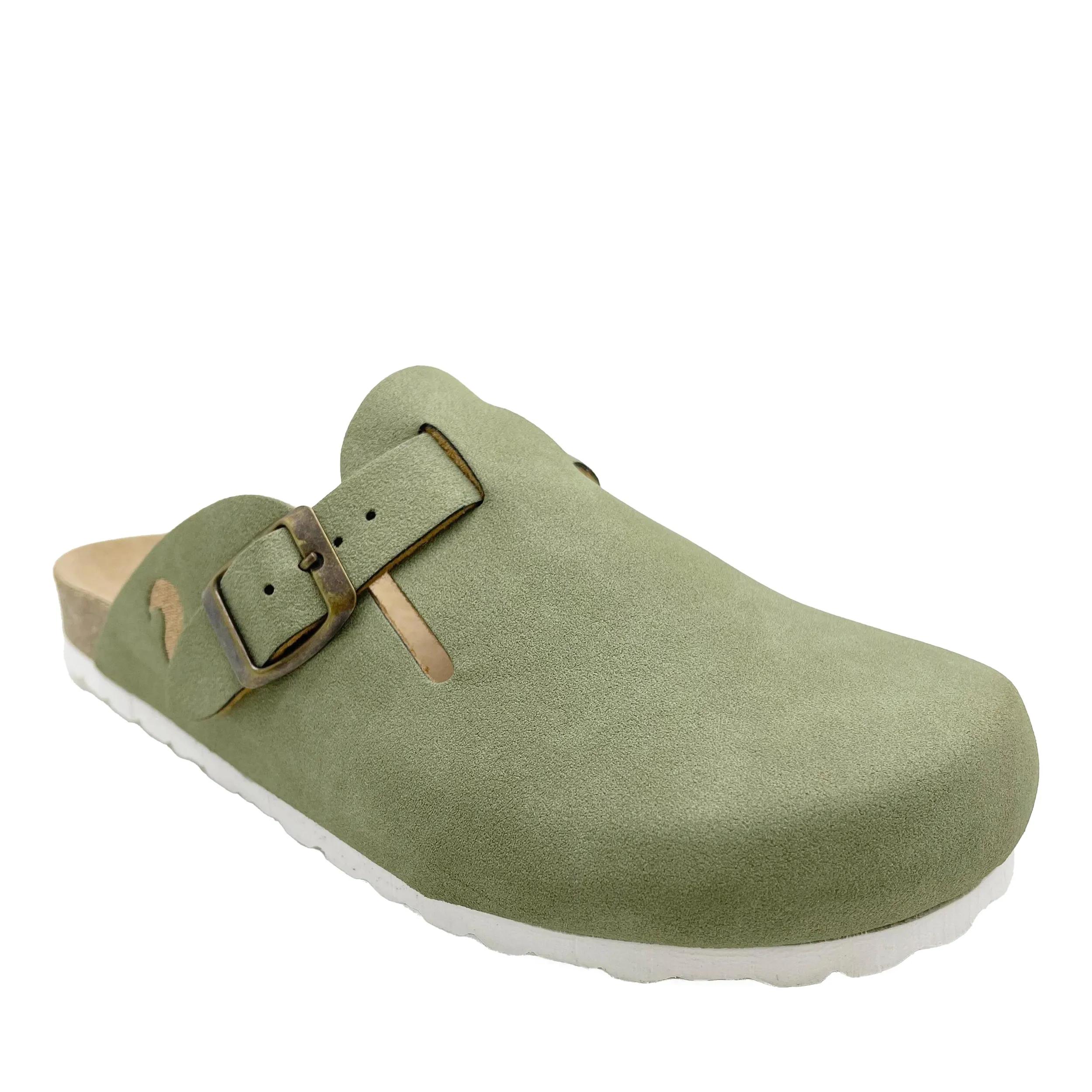 thies Sneakers - thies 1856 ® Eco Bio Clog vegan emerald (W/M/X) - Gr. 41 (EU) - in Grün - für Damen