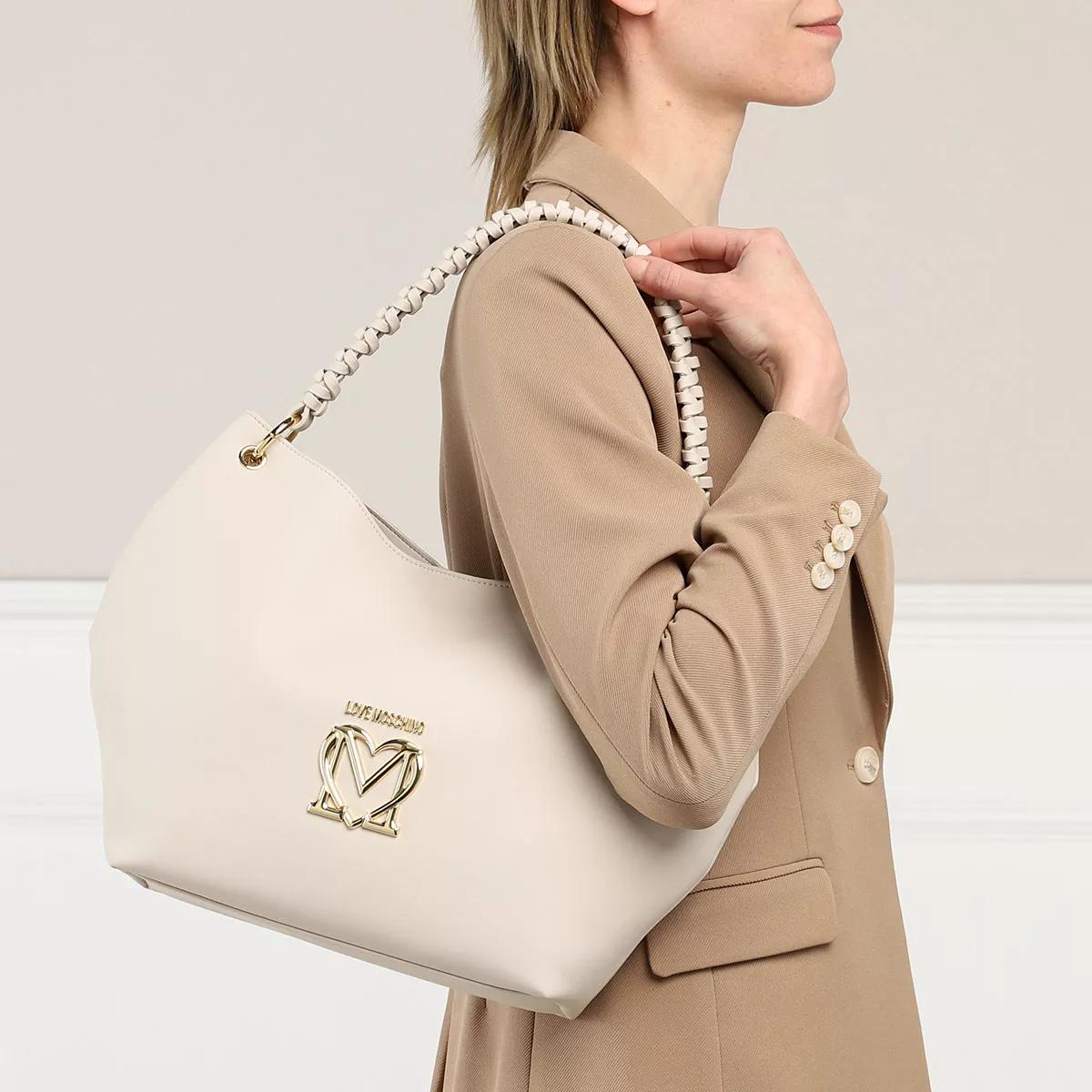 Love Moschino scarf tote bag in ivory