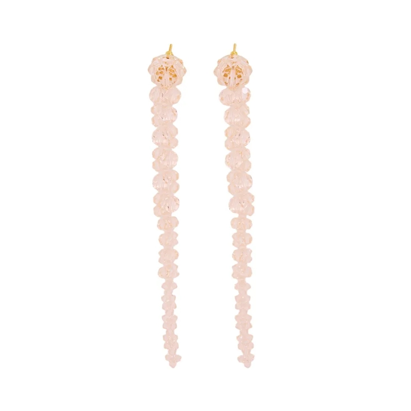 Simone Rocha Boucles d'oreilles à tige Stud Earrings With Cascading Crystal Flower Detail Not Applicable