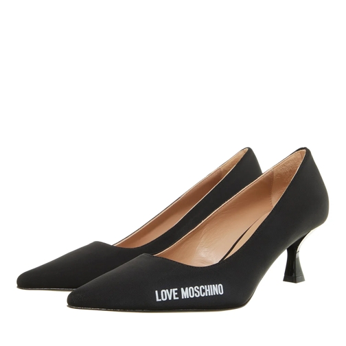 Love Moschino Rubber Logo Scarpa Donna Nero Pump