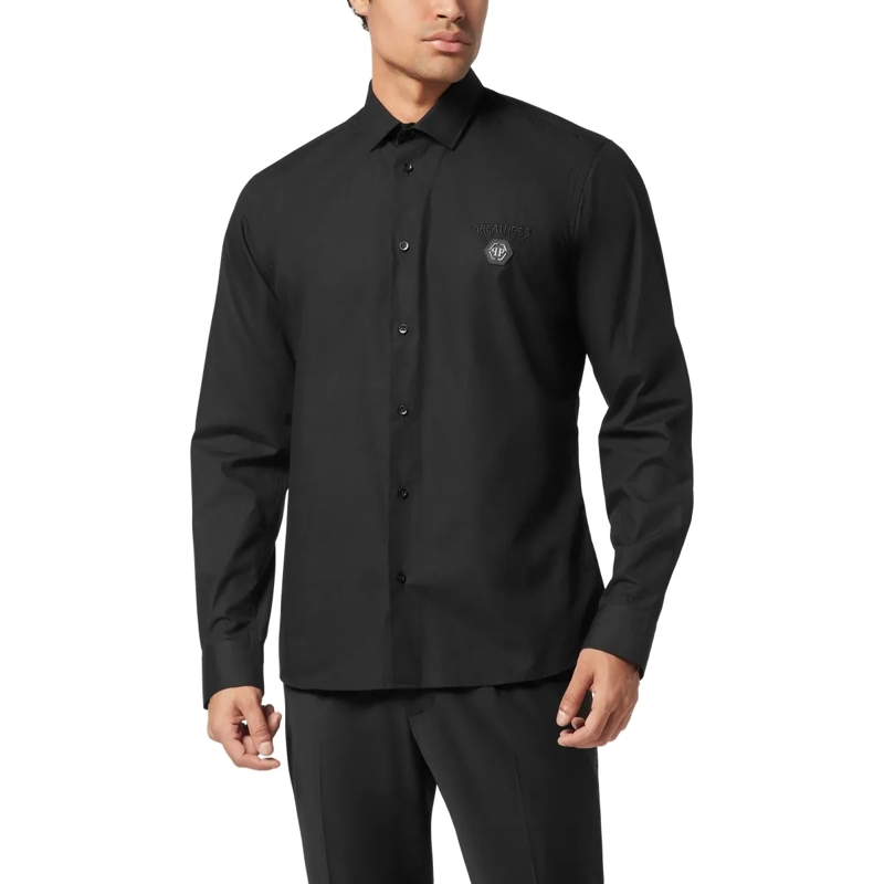 Philipp Plein Hemd Shirt Sugar Daddy Cut Ls Sugar Daddy schwarz(Image 3)