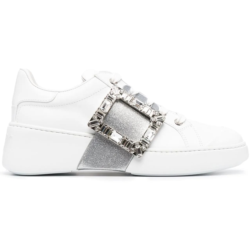 Roger Vivier Low-Top-Sneaker Sneakers Silver silber