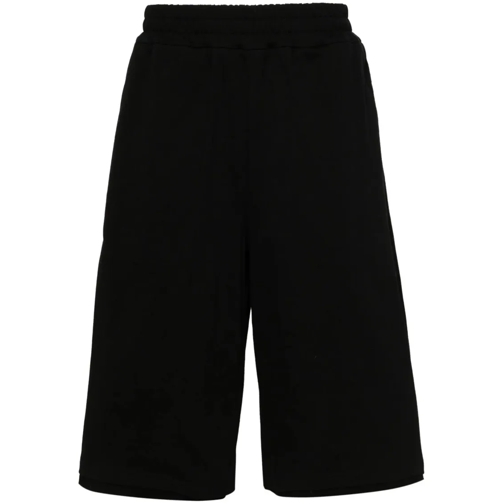 Jil Sander Black Jil Sander Layered Shorts Black Short décontracté