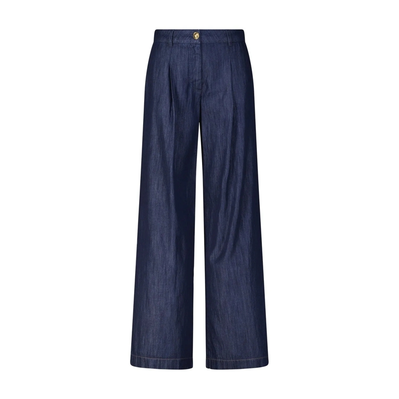Luisa Cerano Jeans Wide-Leg Jeans Dunkelblau