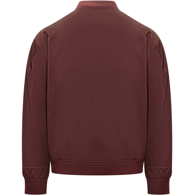 Givenchy Blouson aviateur Bomber Bordeaux con Logo Ricamato braun(Image 2)