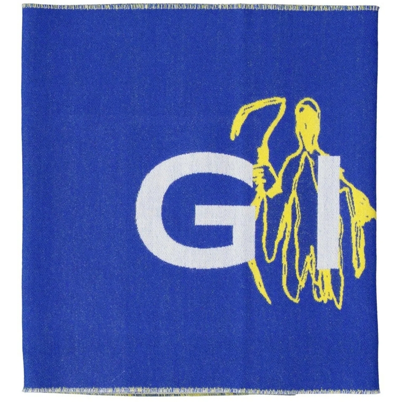 Givenchy T-shirt Givenchy Logo Wool Scarf blau