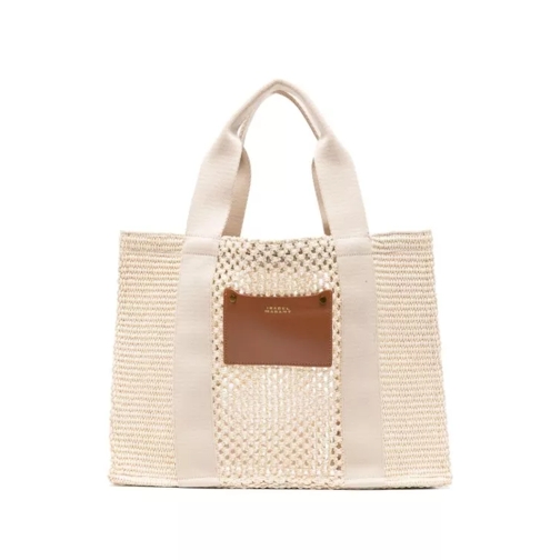 Isabel Marant Light Beige Interwoven Bag Neutrals Draagtas