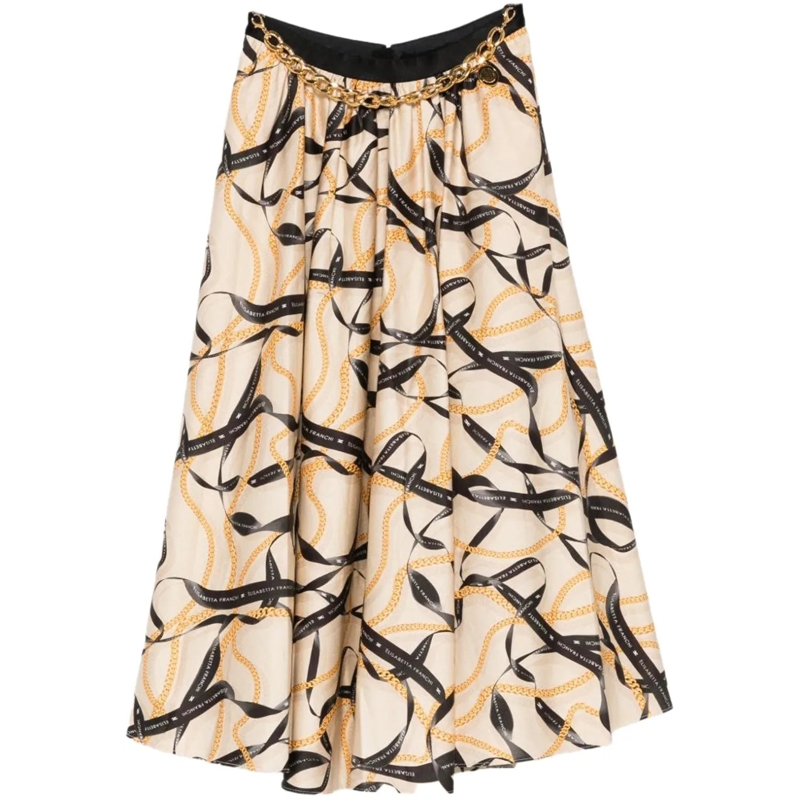 Elisabetta Franchi Midirock Skirts Beige beige