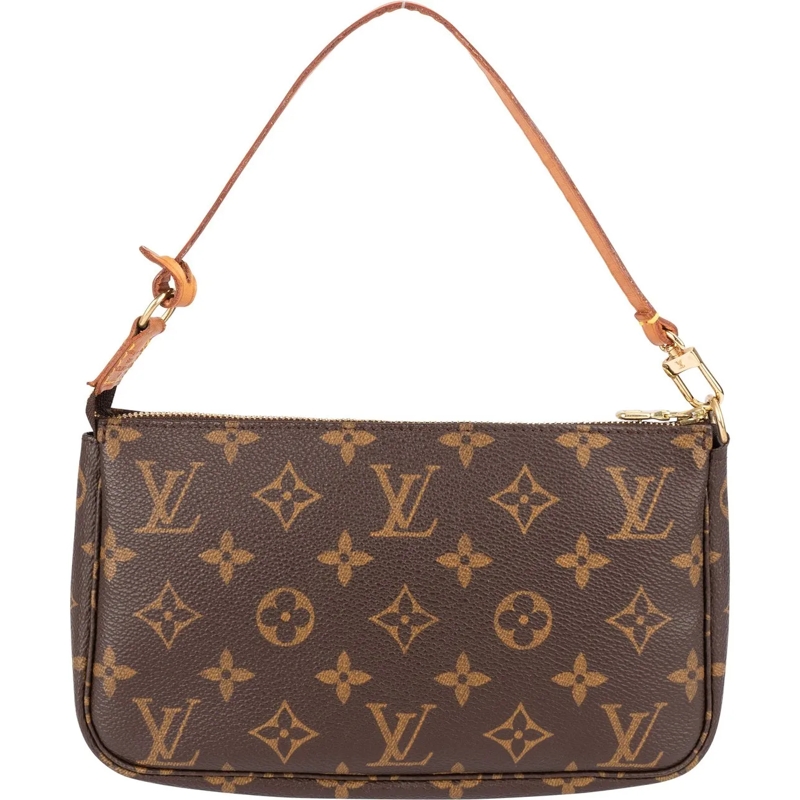 Louis Vuitton Tote Louis Vuitton Monogram Canvas Pochette Accessoires braun