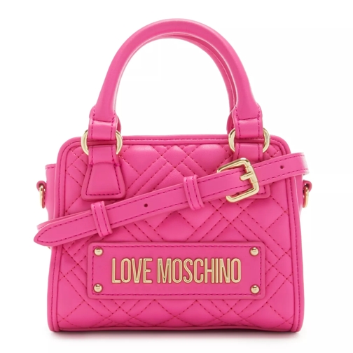 Love Moschino Love Moschino Quilted Bag Rosa Handtasche JC4016PP Rosa Rymlig shoppingväska