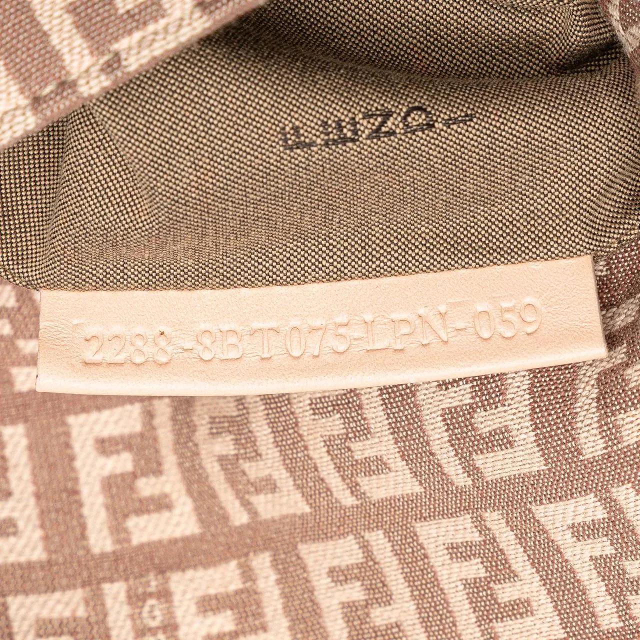 Thumbnail - Fendi Hobo Bags - Zucchino Canvas Crossbody - Gr. unisize - in Gold - für Damen