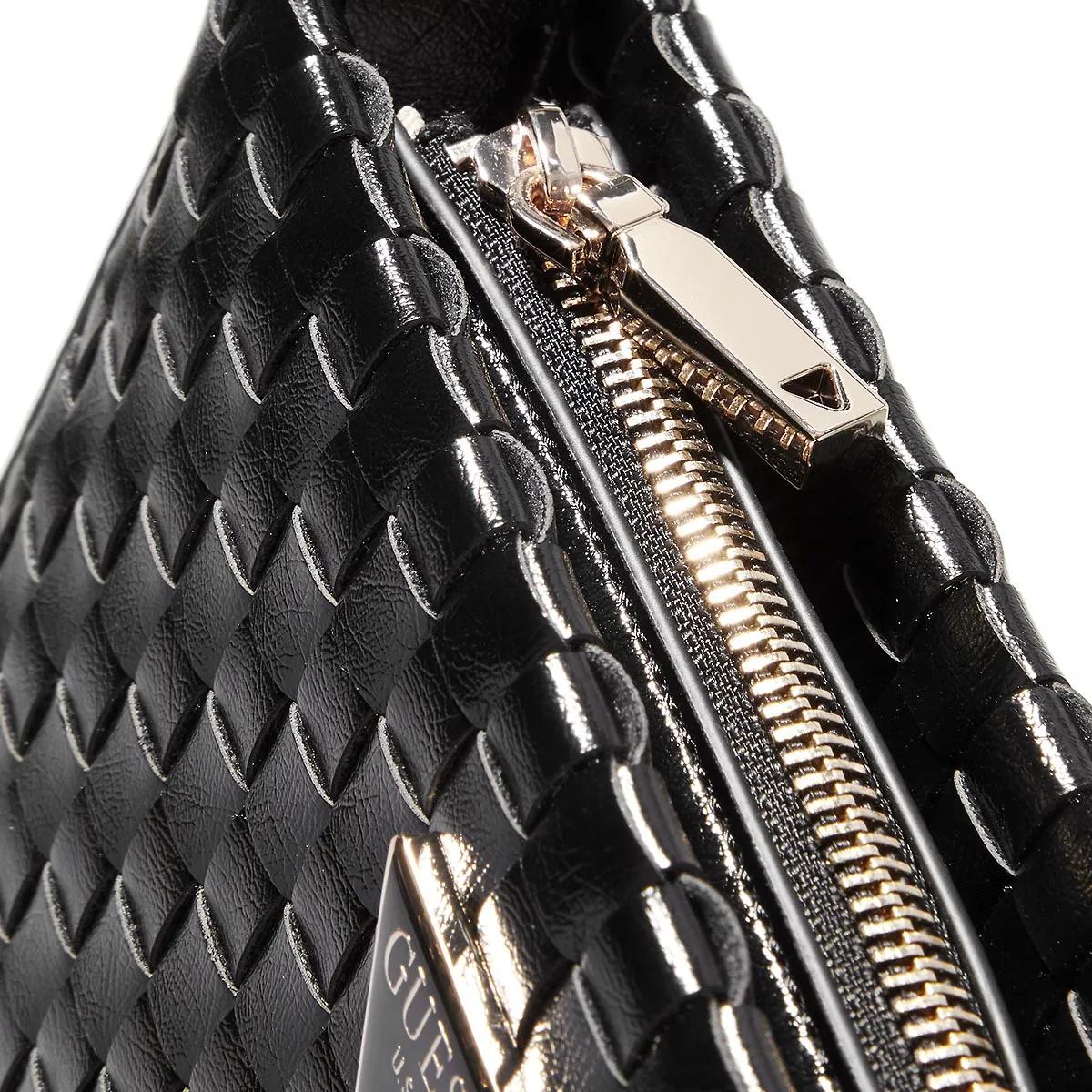 Guess Pochettes Twiller Mini Top Zip Shoulder in zwart