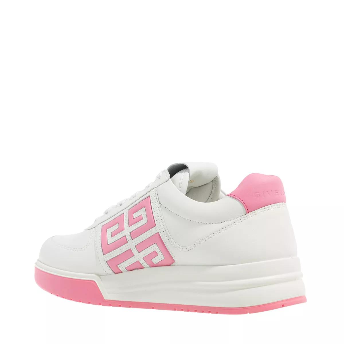 Pink and deals white sneakers