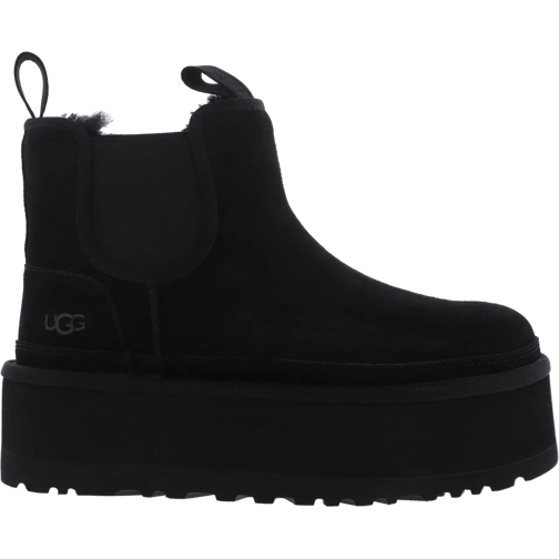 UGG Laars Dames Neumel Platform Chelsea Zwart schwarz