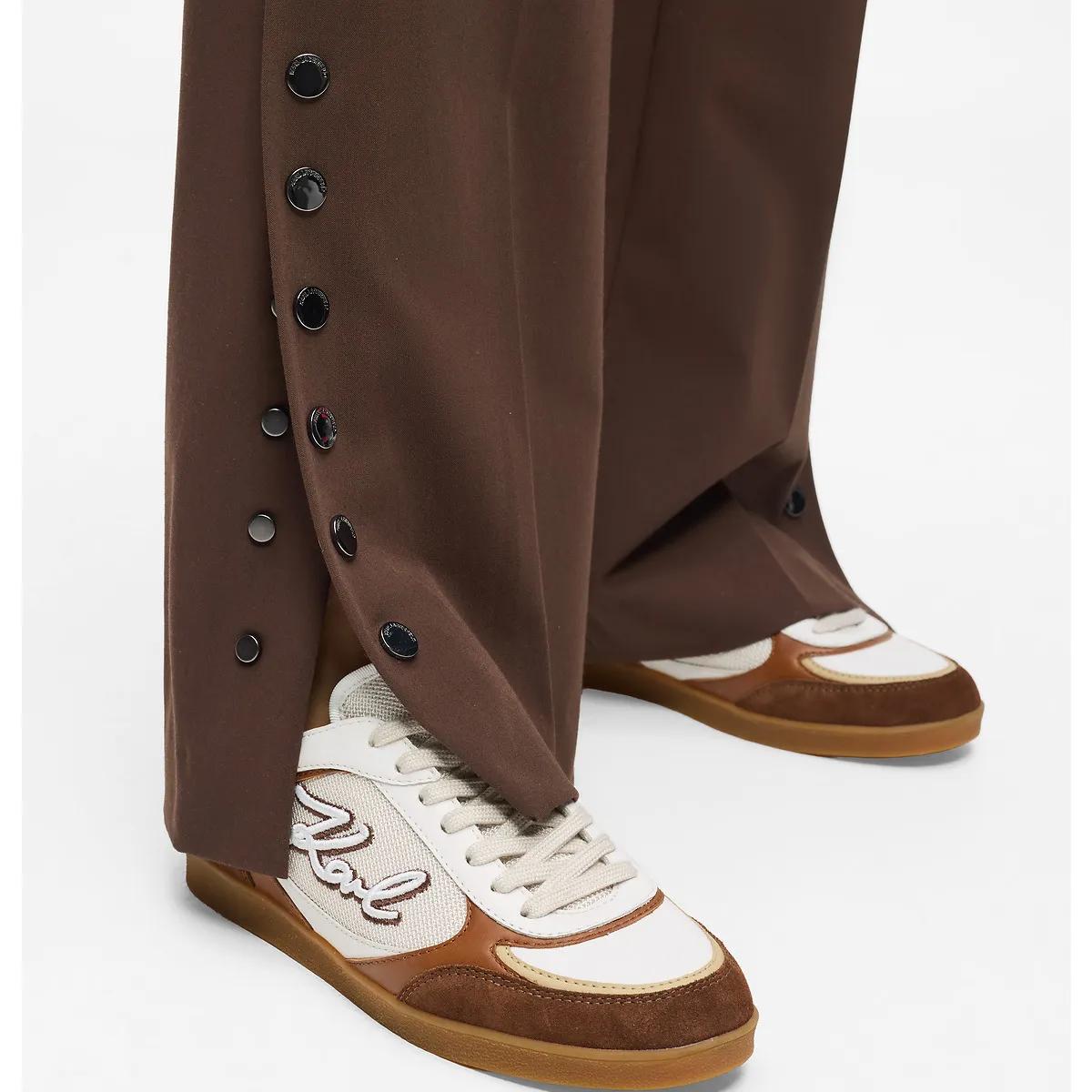 Thumbnail - Karl Lagerfeld Low-Top Sneaker - Kandidate Signia Sneakers mit Stickerei - Gr. 38 (EU) - in Braun - für Damen