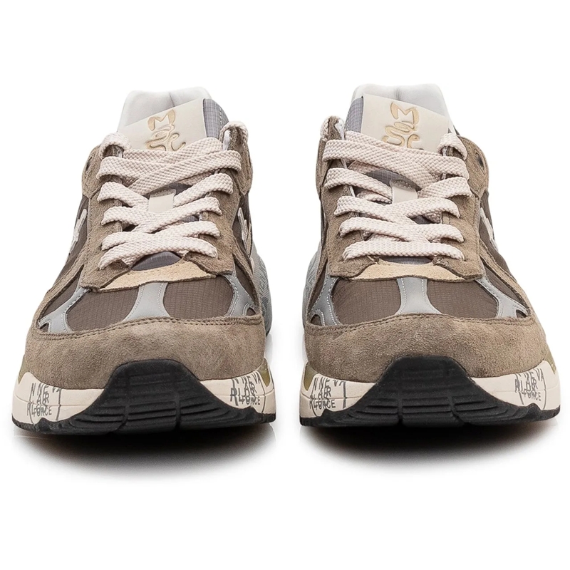 Premiata Sneaker basse Sneakers in Pelle e Tessuto taupe(Image 2)
