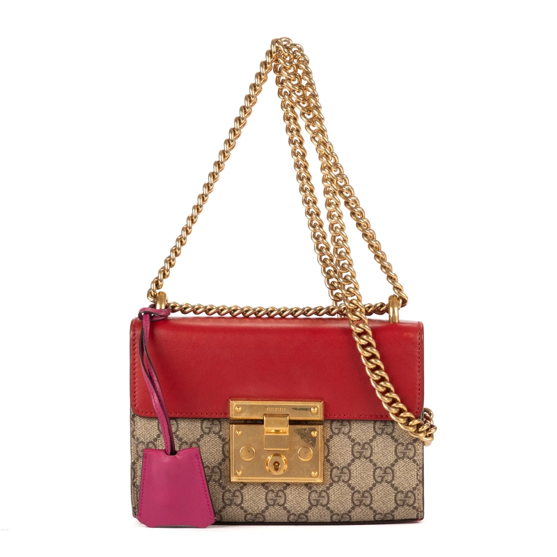 Gucci Crossbody Bag Padlock MM beige