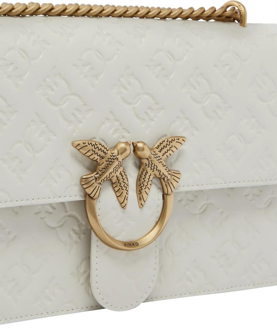 Thumbnail - Pinko Crossbody Bags - Bags Bianco Setaantique Gold - für Damen