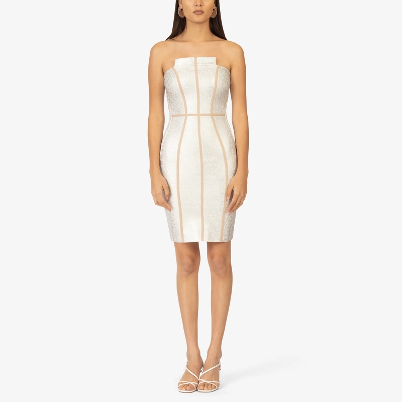 Kraimod Midikleid Bandagekleid gold(Image 2)