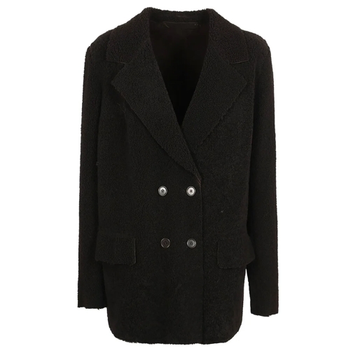 Salvatore Santoro Blazer Shearling Jacket Brown