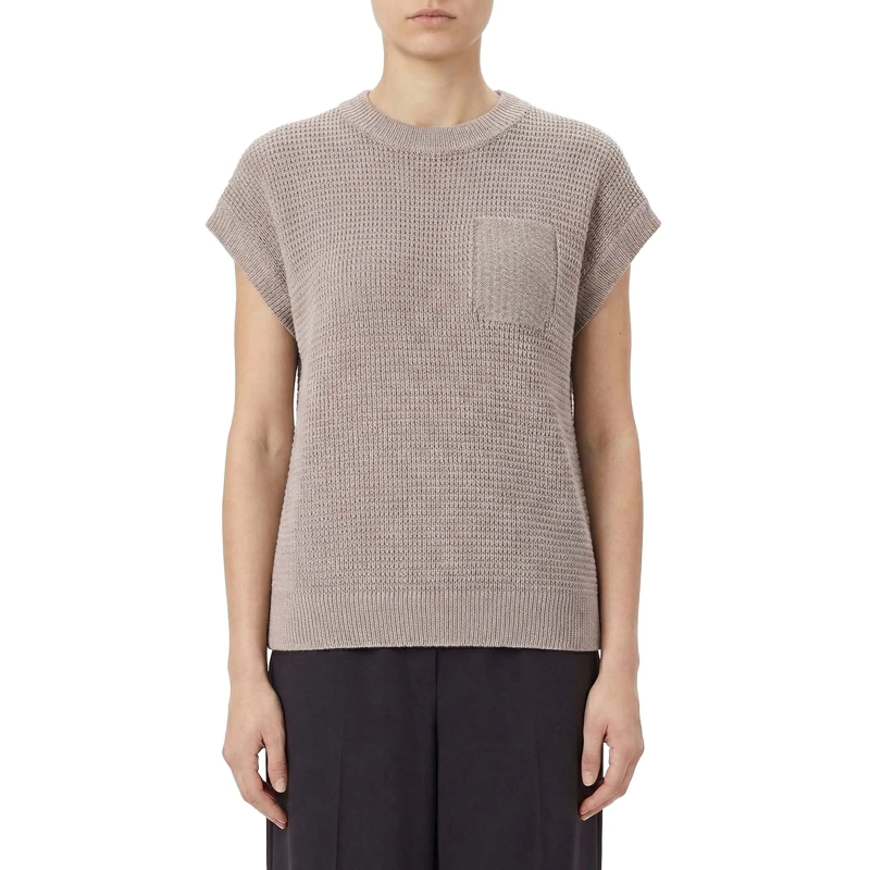 Peserico T-shirt Shirt aus Strick braun(Image 2)