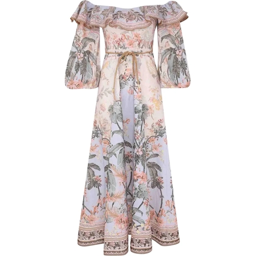 Zimmermann Robes midi Wylie Midi Dress mehrfarbig