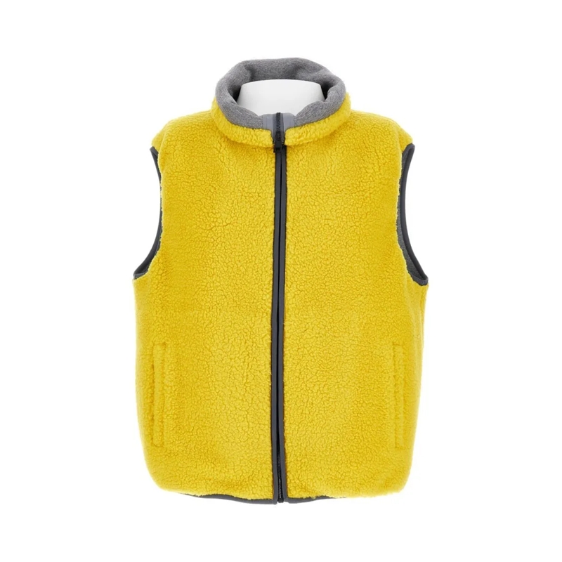 Givenchy  Textured Zip-Closure Sleeveless Fleece Yellow