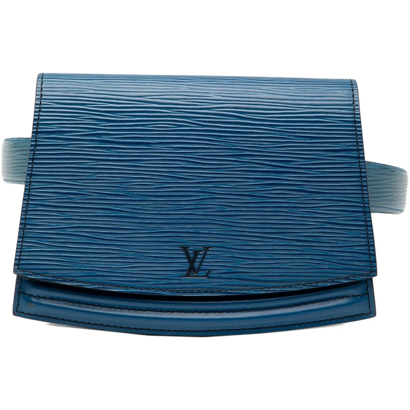 Louis Vuitton Sac de ceinture Epi Tilsitt Belt Bag blau