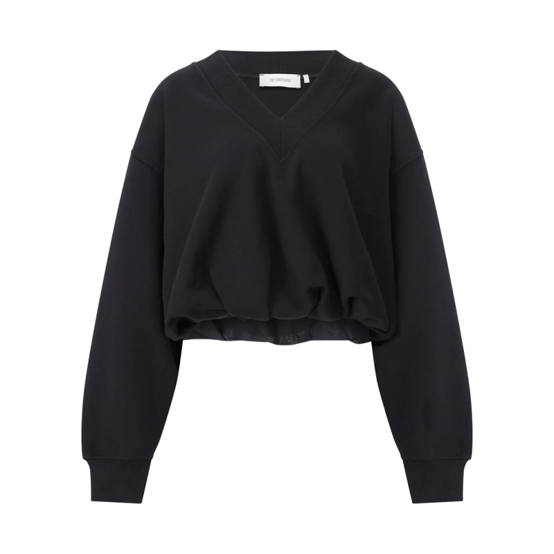 Sportmax Pullover Sweatshirt Colleg Schwarz