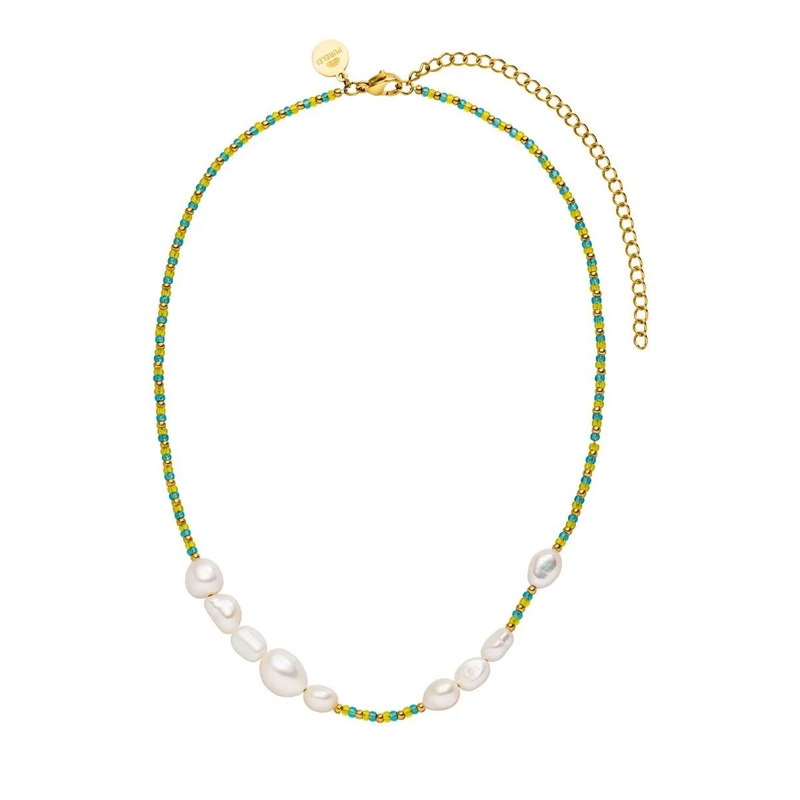 Purelei Mittellange Halskette Perlenkette Blissful gold