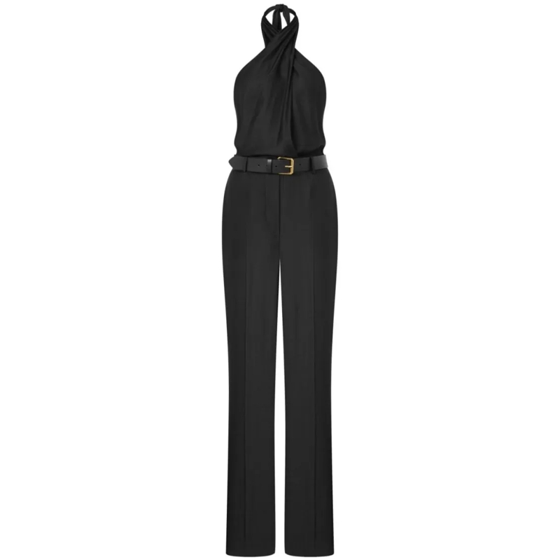 Moschino Jumpsuit Black Halterneck Jumpsuit Black