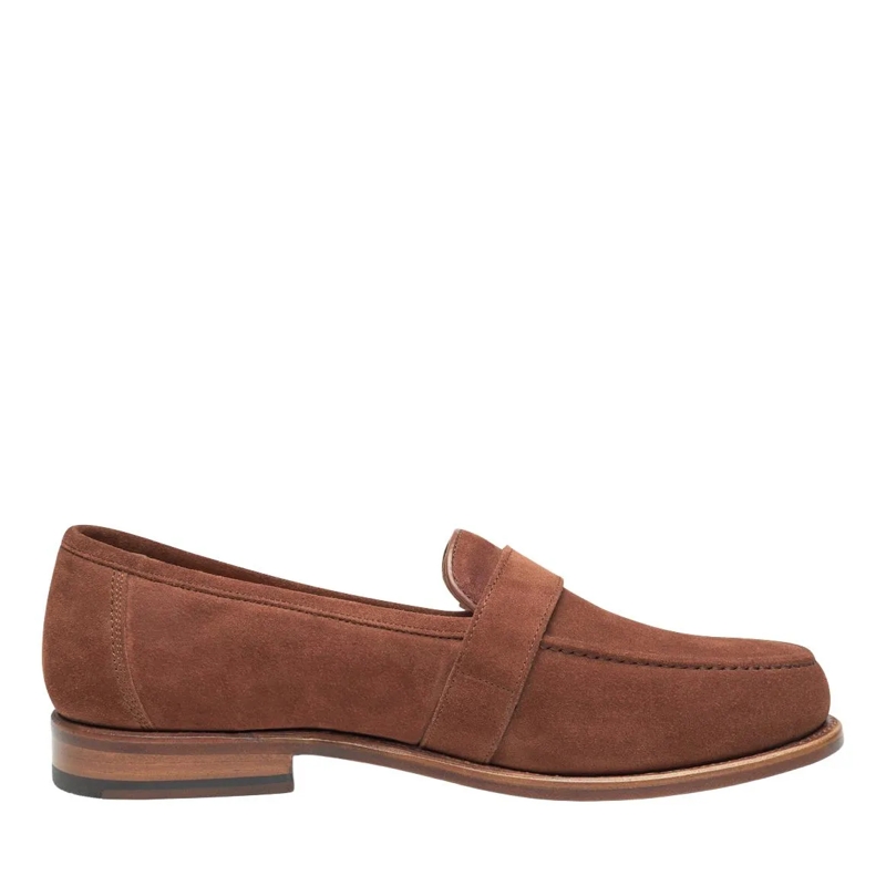 Heinrich Dinkelacker Loafer Loafer Wien Single Monk V mittel-braun