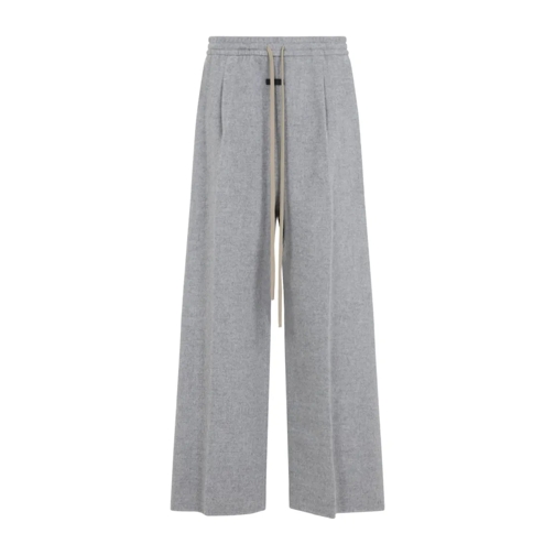 FEAR OF GOD  Single Pleat Wide Leg Pants Grey